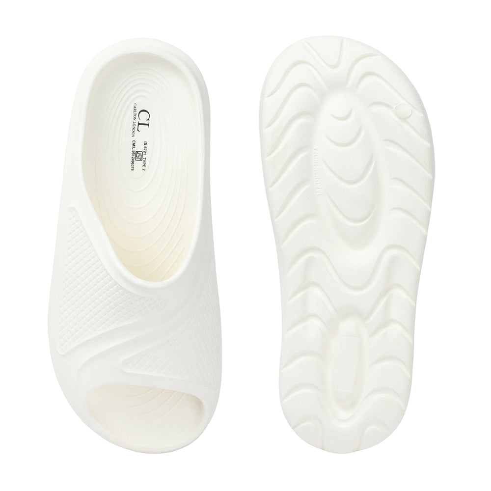 Men Textured Comfort Sliders