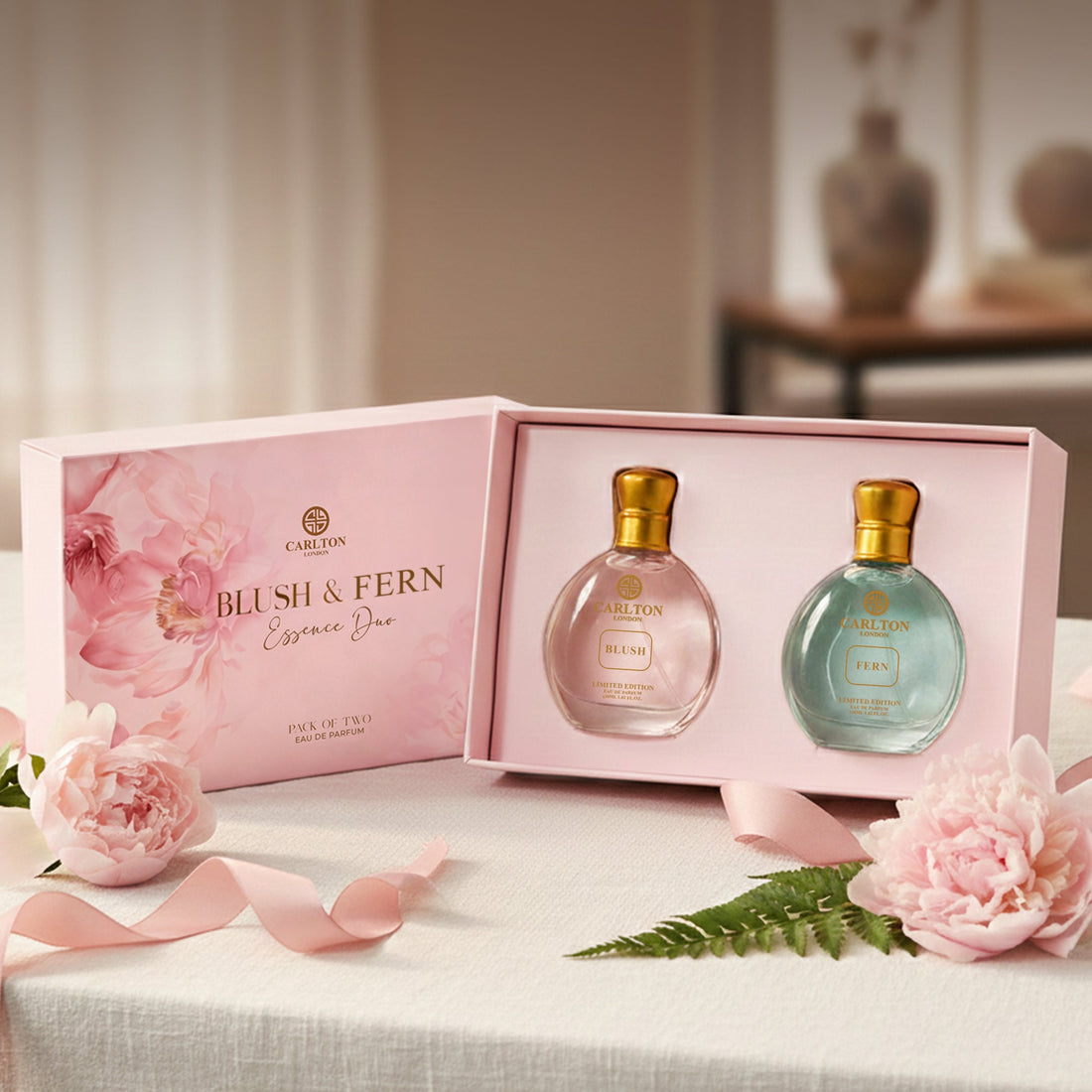 Carlton London Gift Set Women Blush + Fern EDP Perfume, Pack Of 2 - 30ml Each CLPLG113