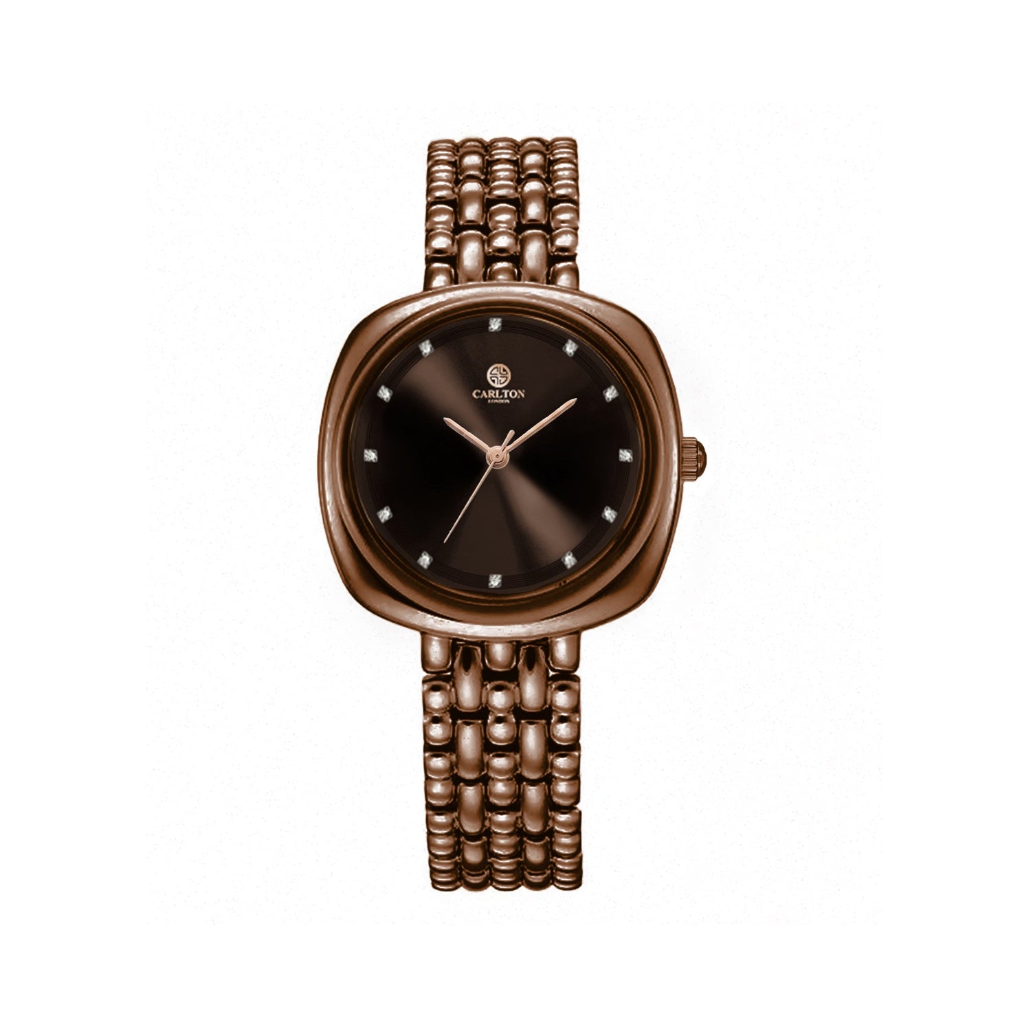 Carlton London Women Celeste Dark Brown Analog Watch - CLW-CT-66