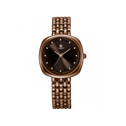 Carlton London Women Celeste Dark Brown Analog Watch - CLW-CT-66