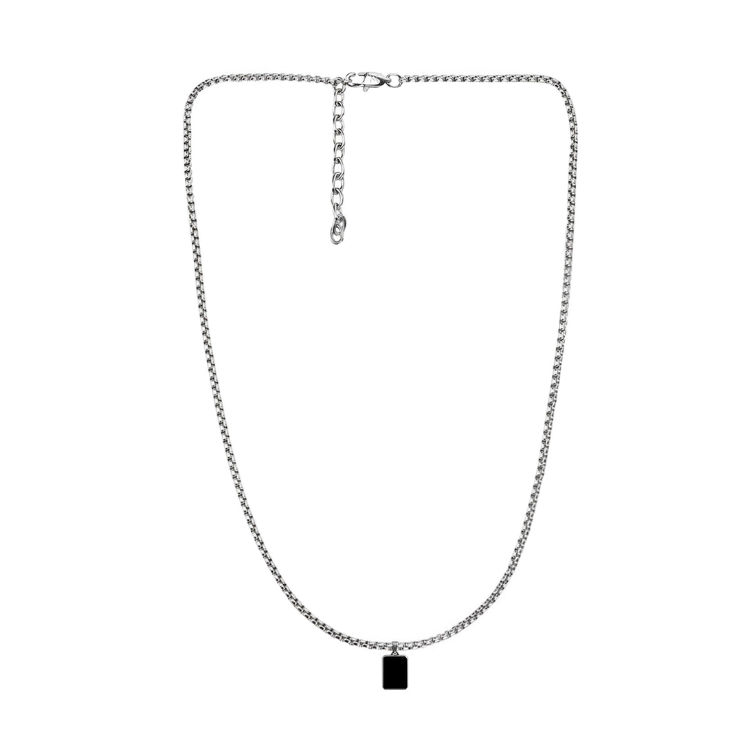 Men Pandant Black Necklace  - CLJW-13