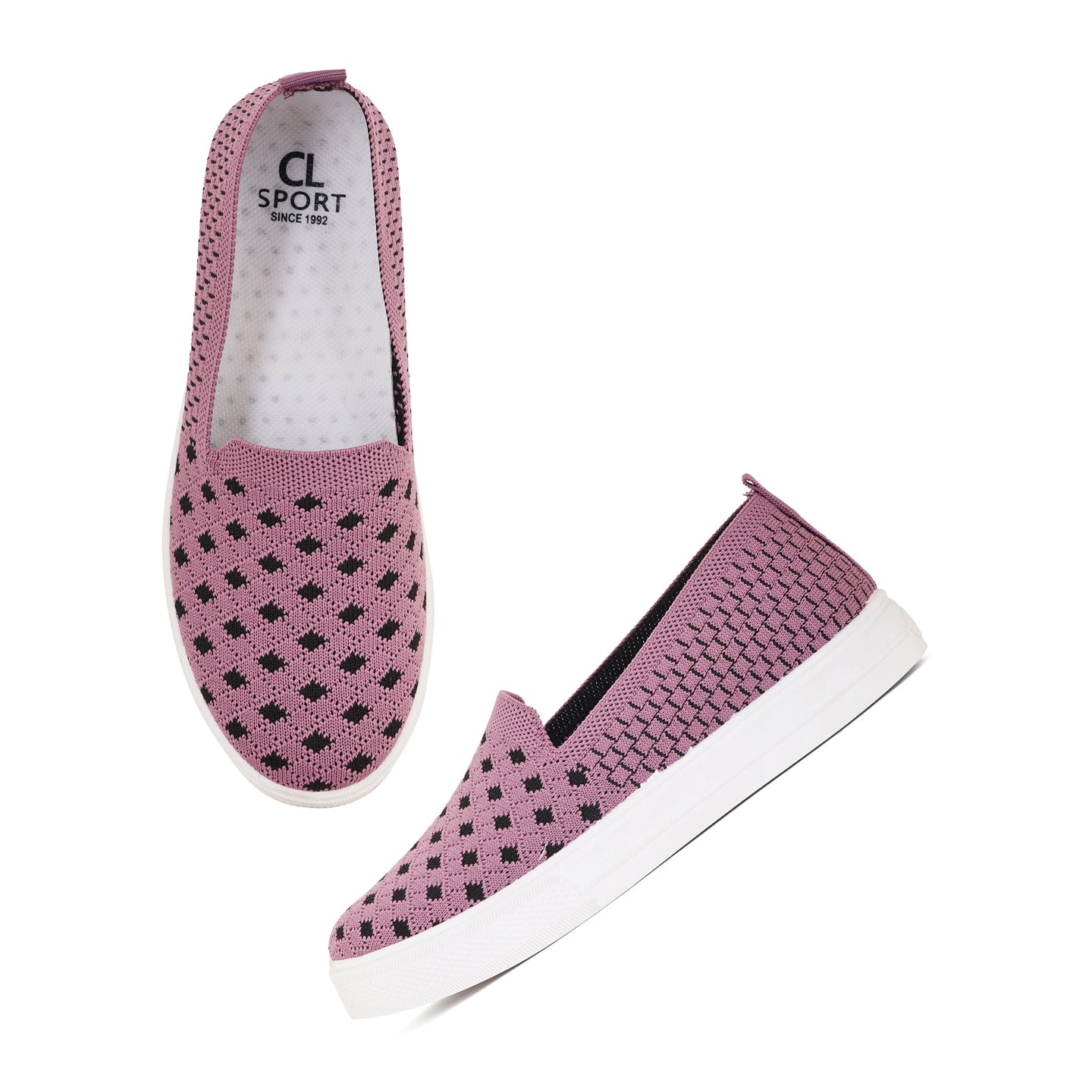 Women Comfortable Flyknit Lightweight Slip-On Sneakers