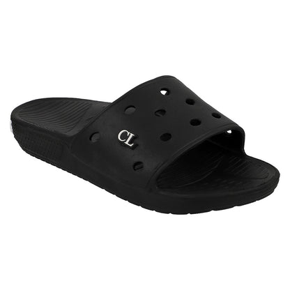 Men Perforated Comfort Solid Slider