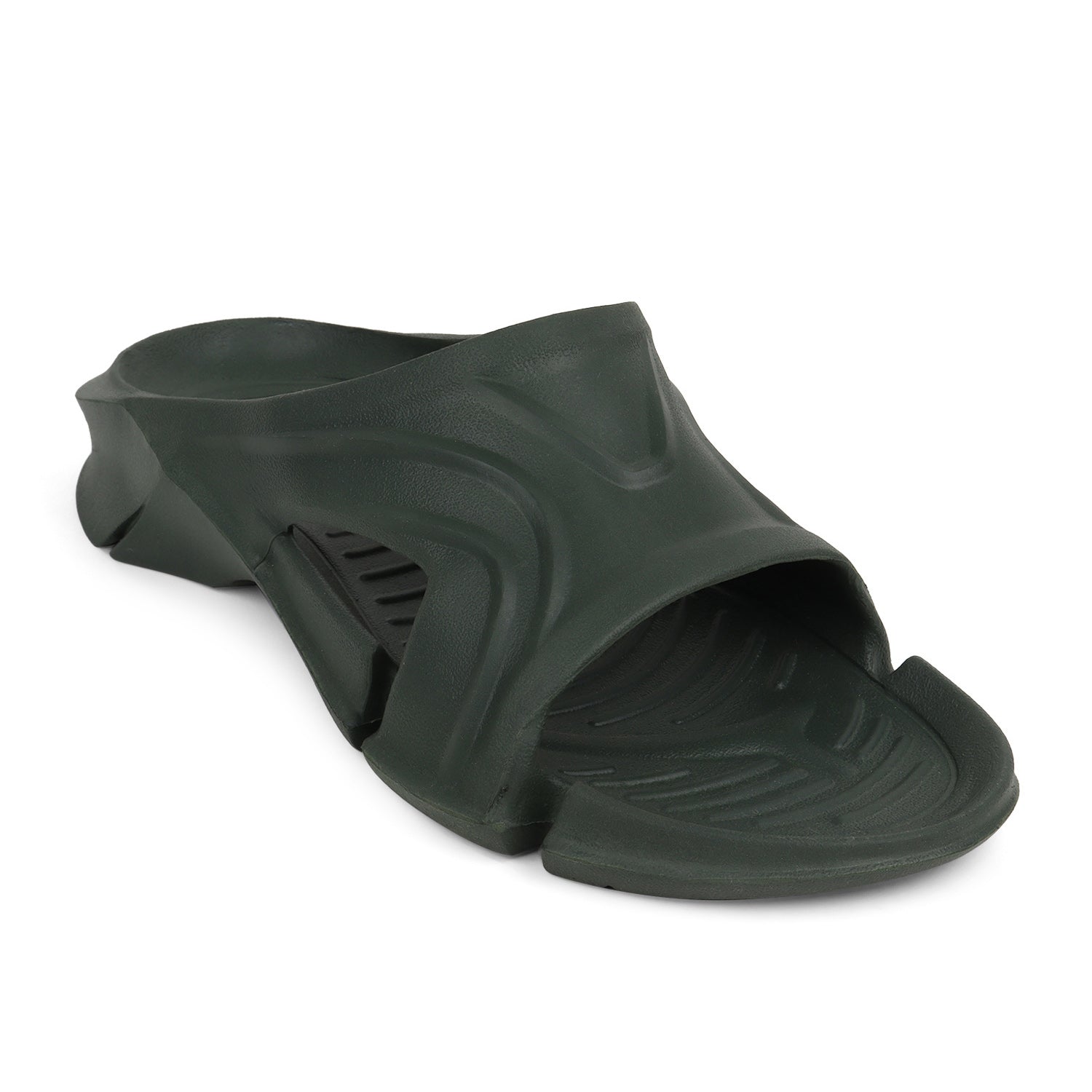 Men Sculpted Contoured Comfort Slides