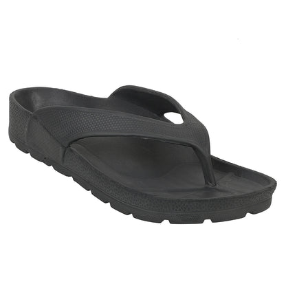 Men Textured Comfort Thong Sandals