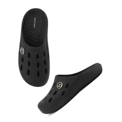 Men Perforated Slip On Mule Clogs