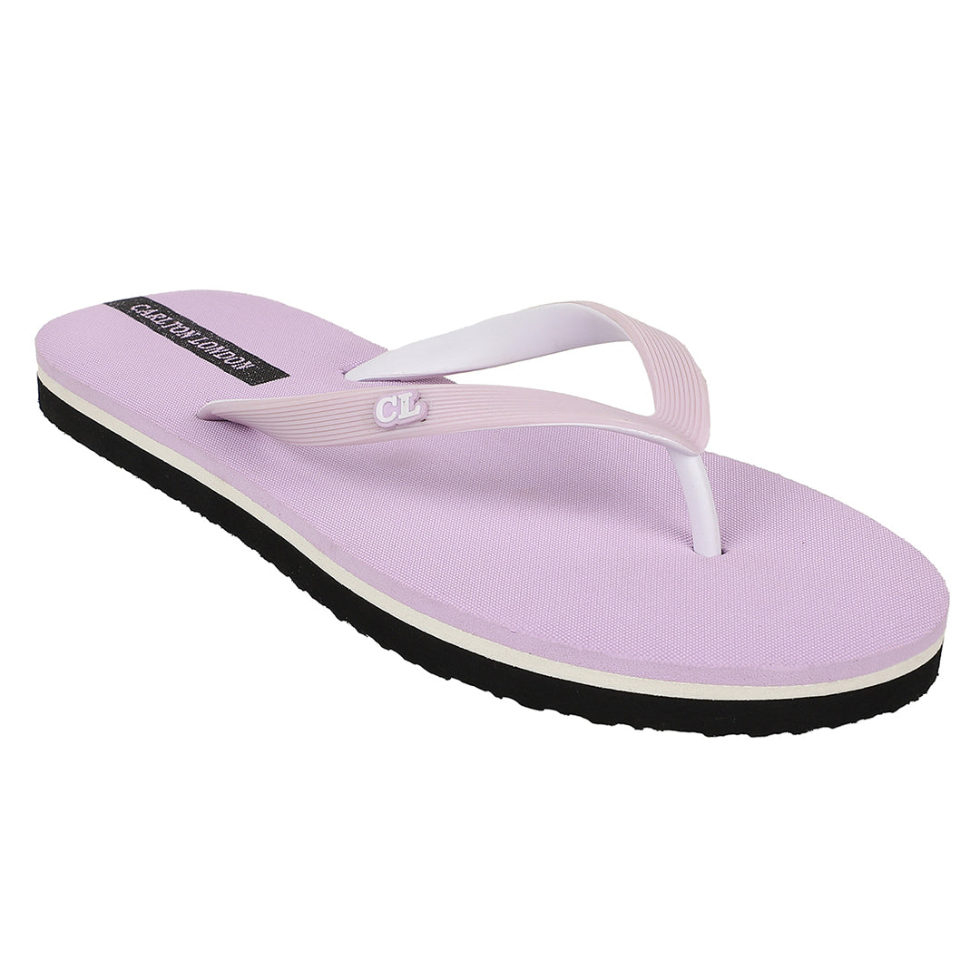 Women Striped Strap Thong Sandals