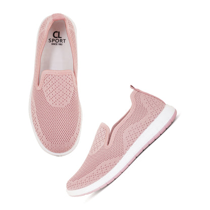 Women Comfortable Flyknit Lightweight Slip-On Sneakers