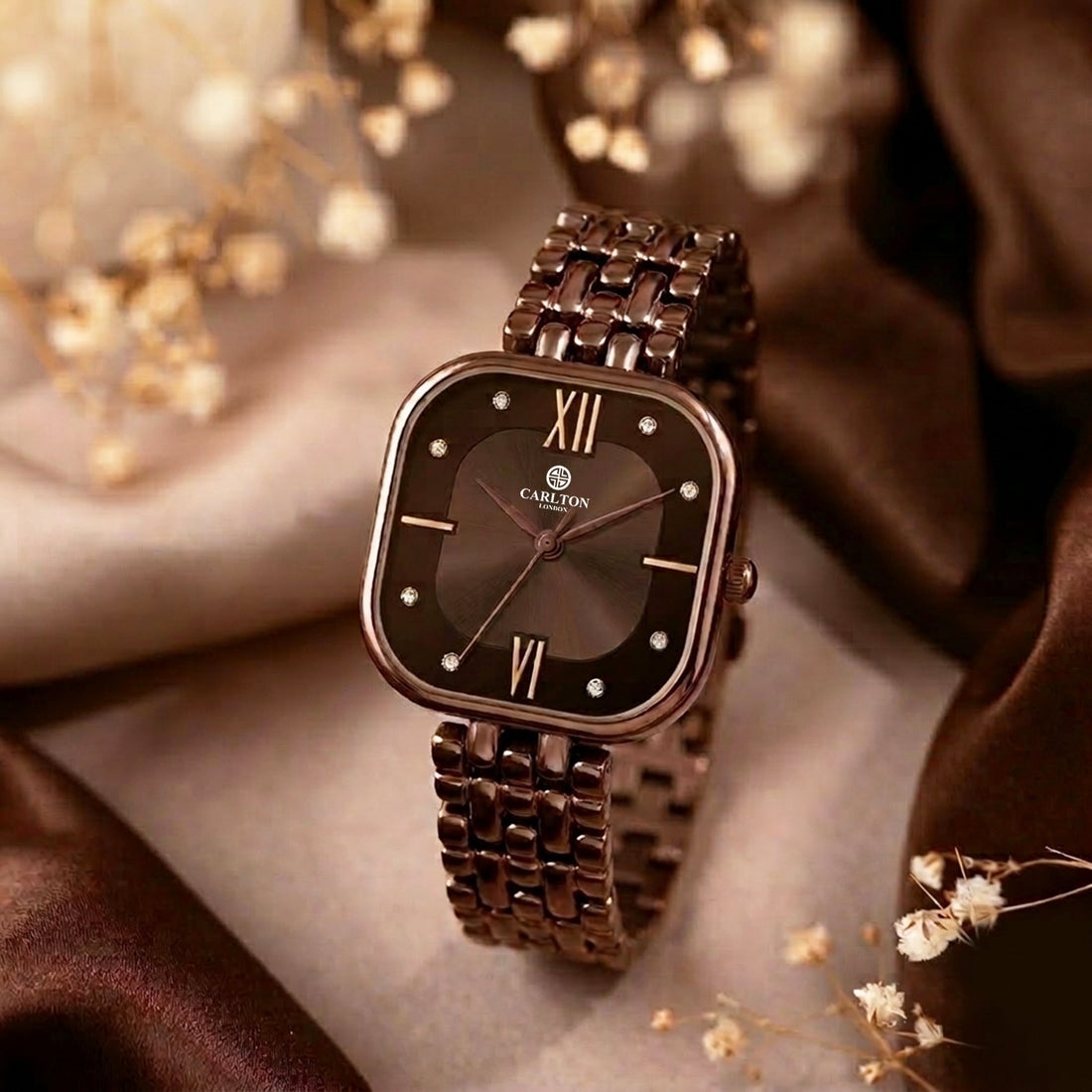Carlton London Chelsea Women Brown Analog Watch - CLSSCBRN