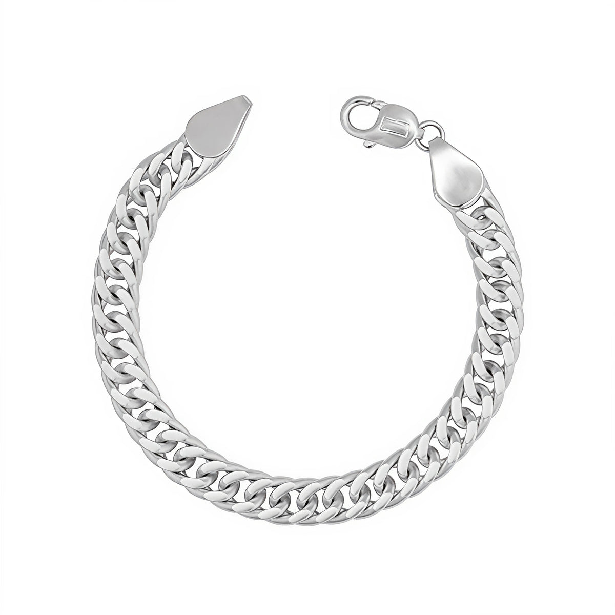 Braided Silver Men&
