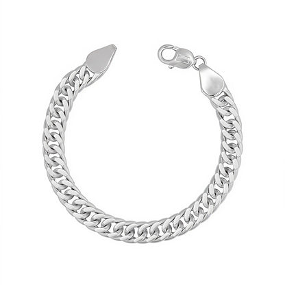 Braided Silver Men&