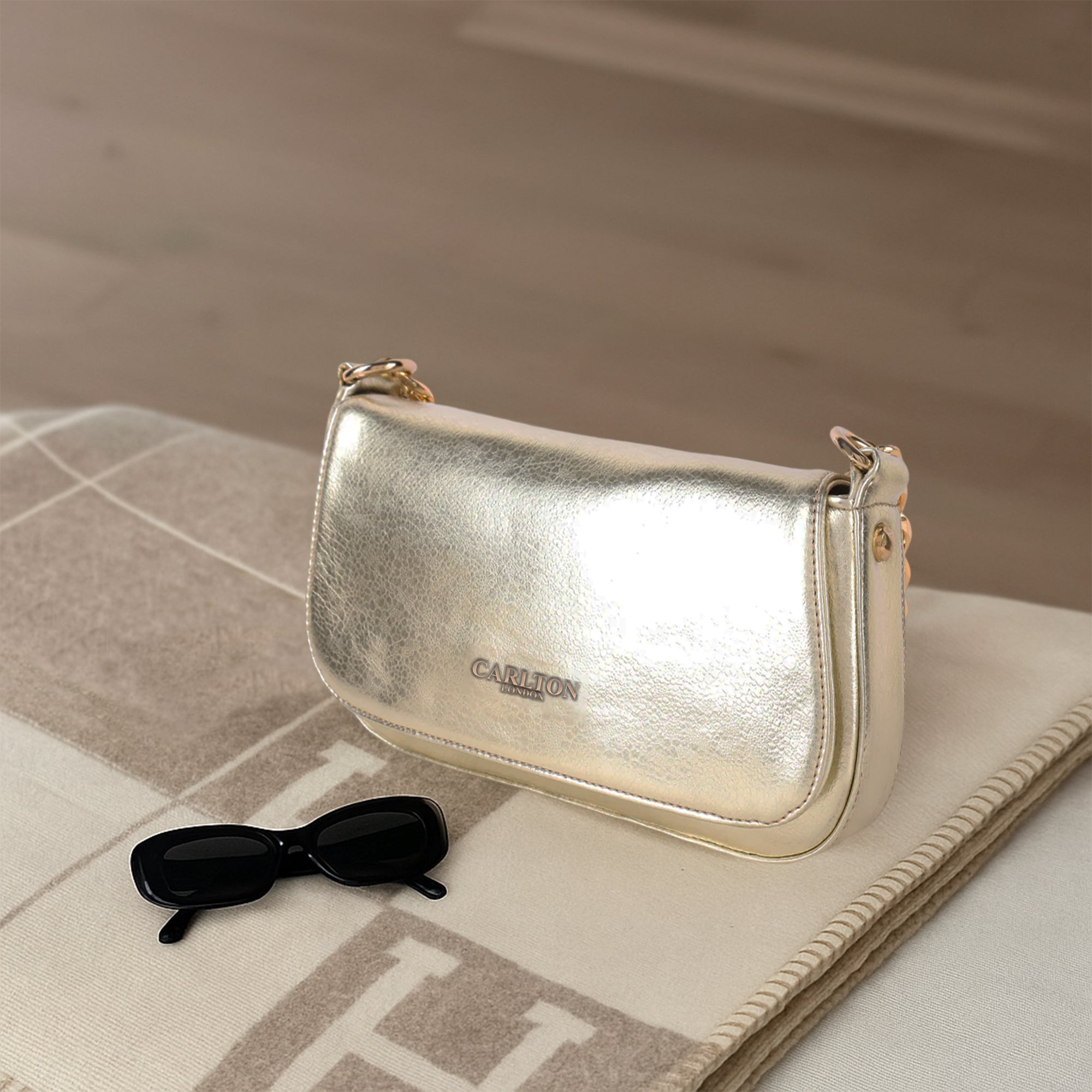 Carlton London Women Handbag - CLLP-912 LT GOLD