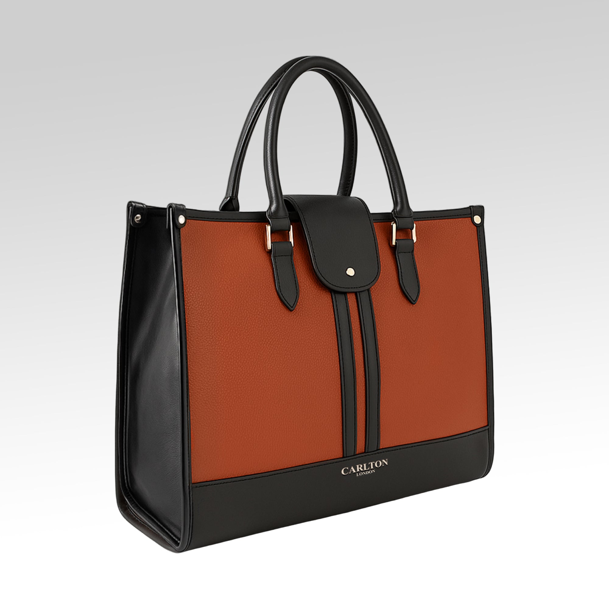 Carlton London Women Handbag - CLLP-1025 TAN/BLACK