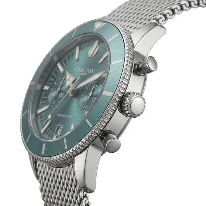 Carlton London Men Momentum Teal Analog Watch - CL-MT-TL