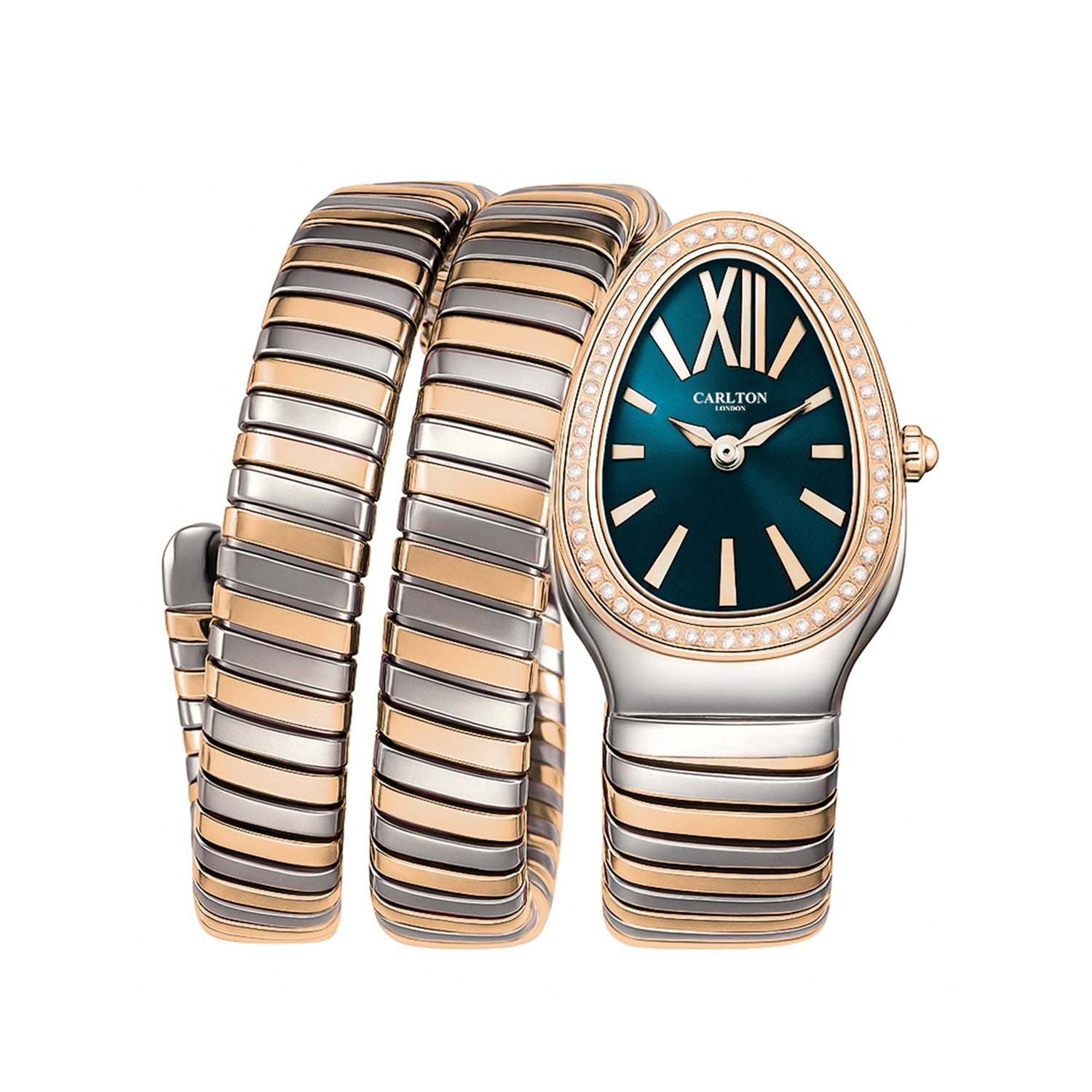 Carlton London Women Charmer Teal Analog Watch - CLW-SNK-A5-TL