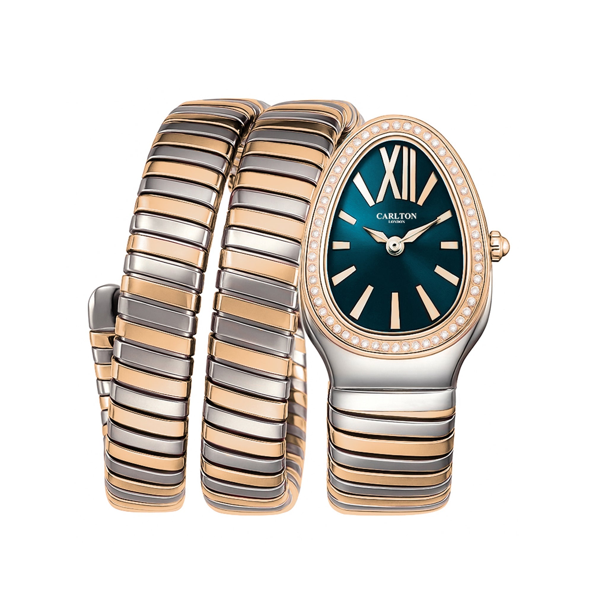 Carlton London Women Charmer Teal Analog Watch - CLW-SNK-A5-TL