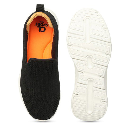 Women Round Toe Flyknit Lightweight Slip-On Sneakers