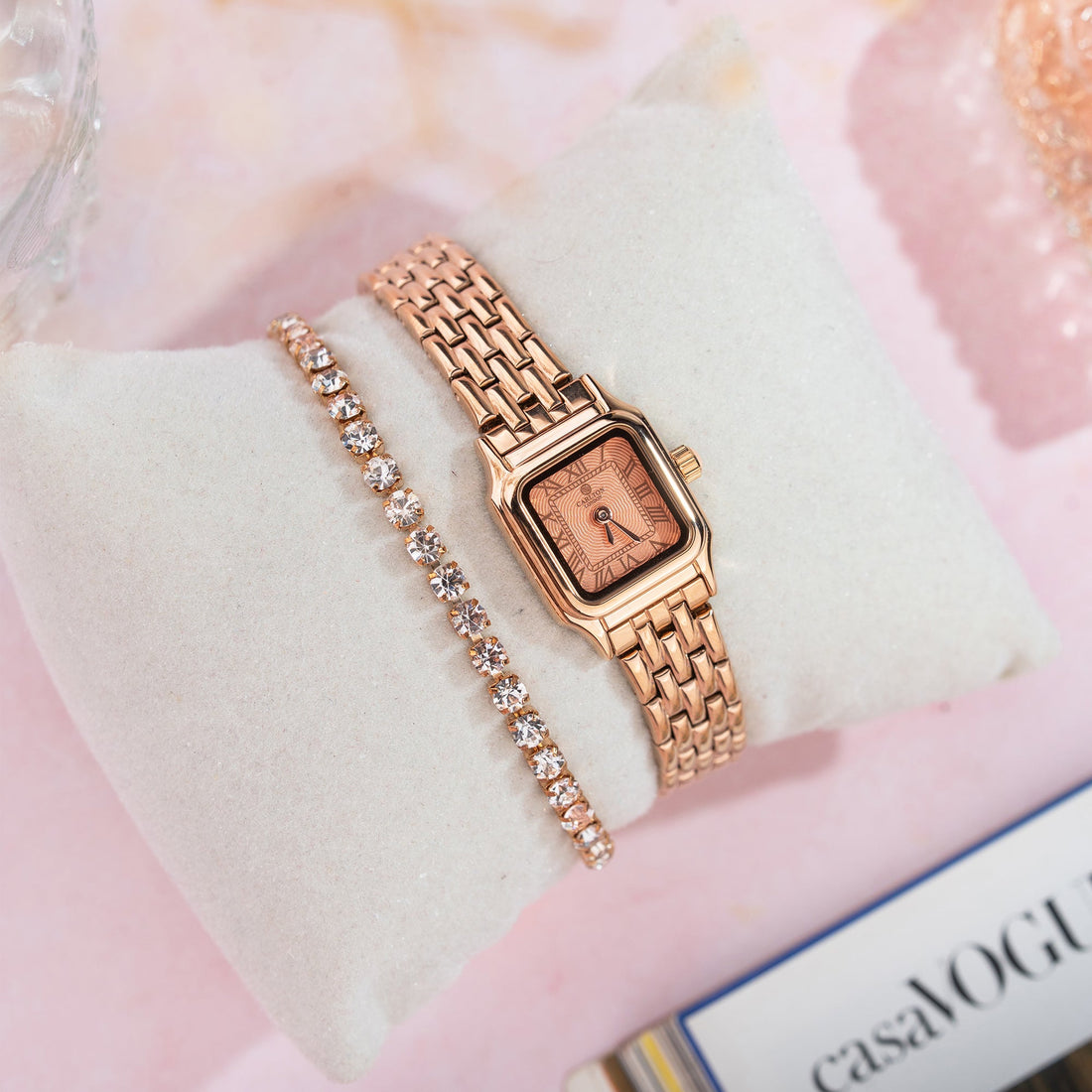 Chloe Mini Pink Women Analog with Bracelet  Watch CLWWS-03