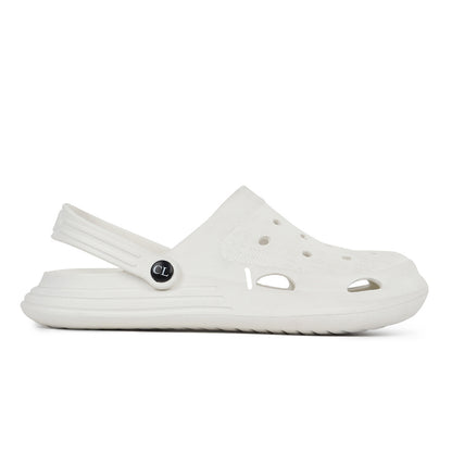 Men Sculpted Perforated Comfort Clogs with Back Strap