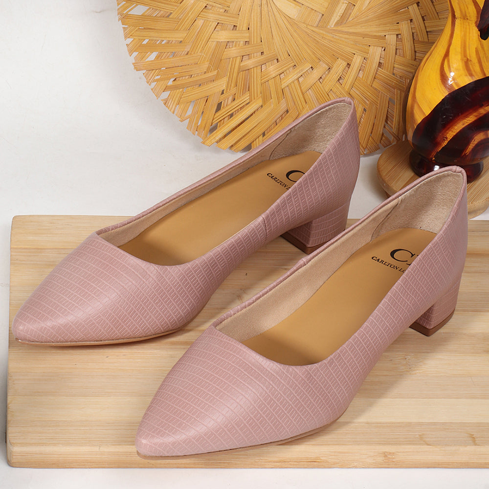 Women's Pointed Toe Kitten Heeled Pump – Carlton London Online