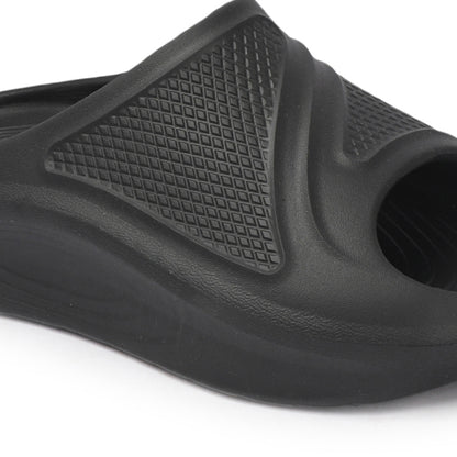 Men Textured Comfort Sliders