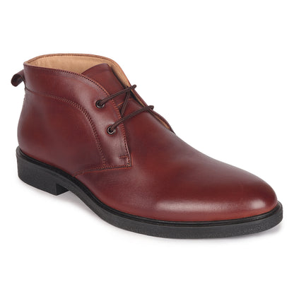 Formal Lace-Up Ankle Boot for Men