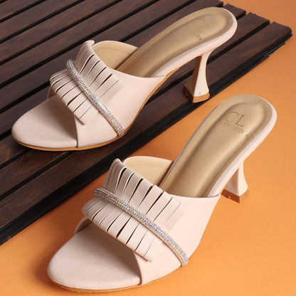 Women Embellished Party Stiletto Heel Sandals