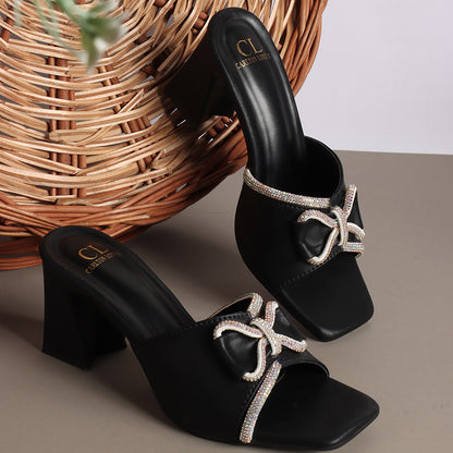 Women Embellished Party Block Heel Sandals