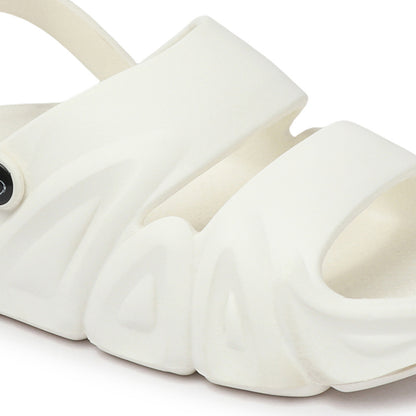 Men Textured Adjustable Double Strap Sandals