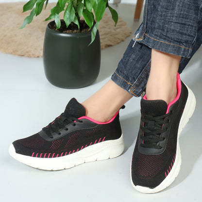 Women Mesh Flyknit Slip-On Lightweight Shoes