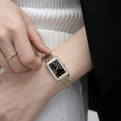 Carlton London Women Amara Black Analog Watch CL-AM-BLK