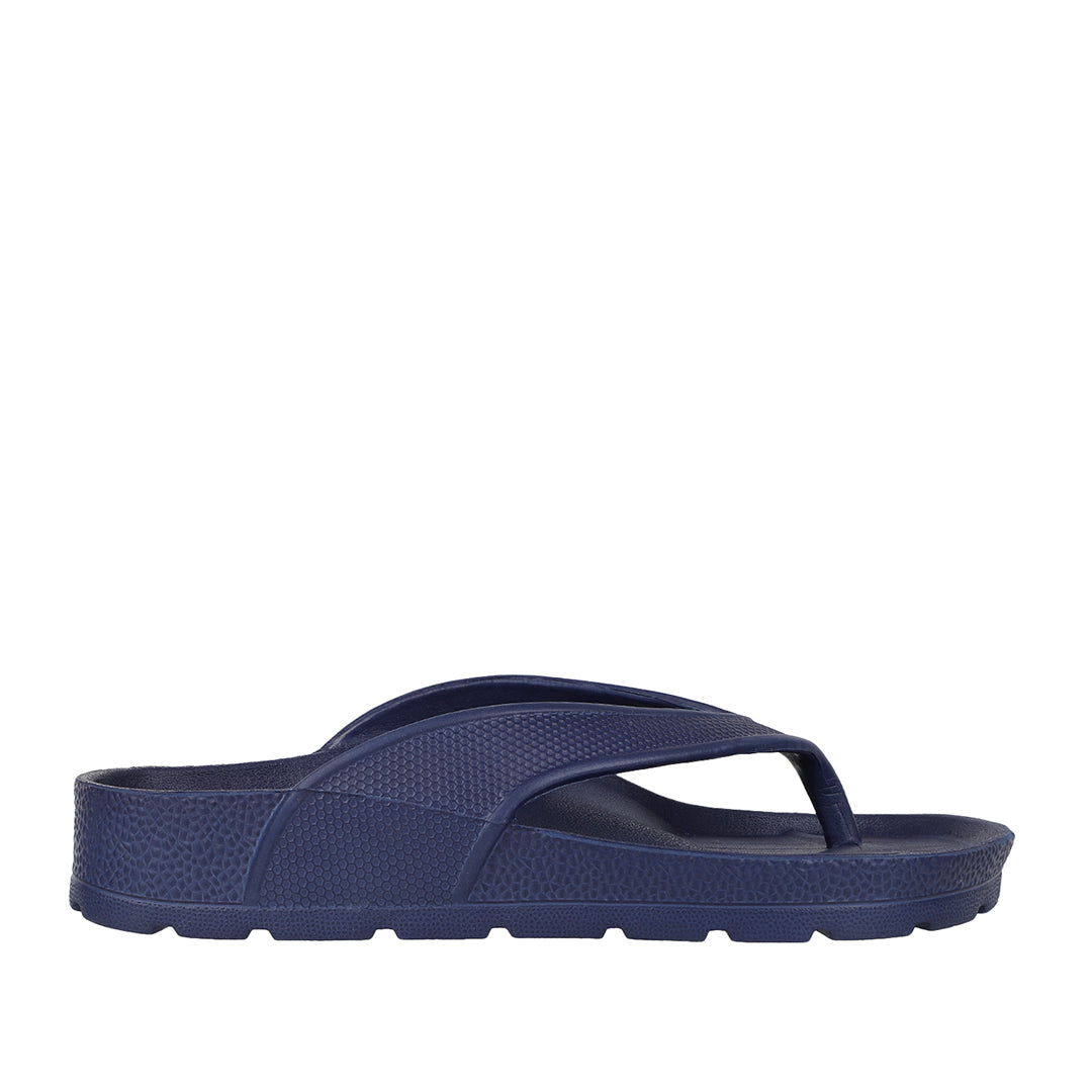 Men Textured Comfort Thong Sandals