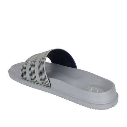 Men Textured Comfort Slip On Slider