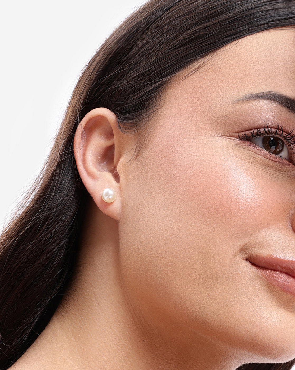 Multipack Set of 12 Gold Plated CZ Studded, Textured, Pearl &amp; Triangular Stud Earrings