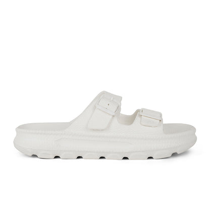 Men Textured Dual Strap Comfort Sliders
