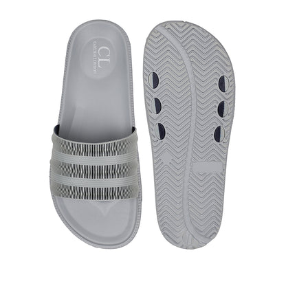 Men Textured Comfort Slip On Slider
