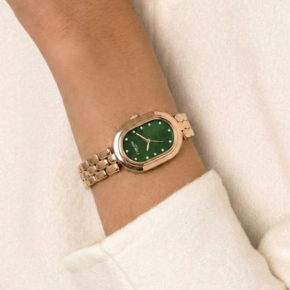 Carlton London Women Cecil Analog Watch CL-CEC-GRN