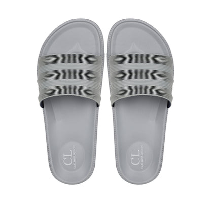 Men Textured Comfort Slip On Slider