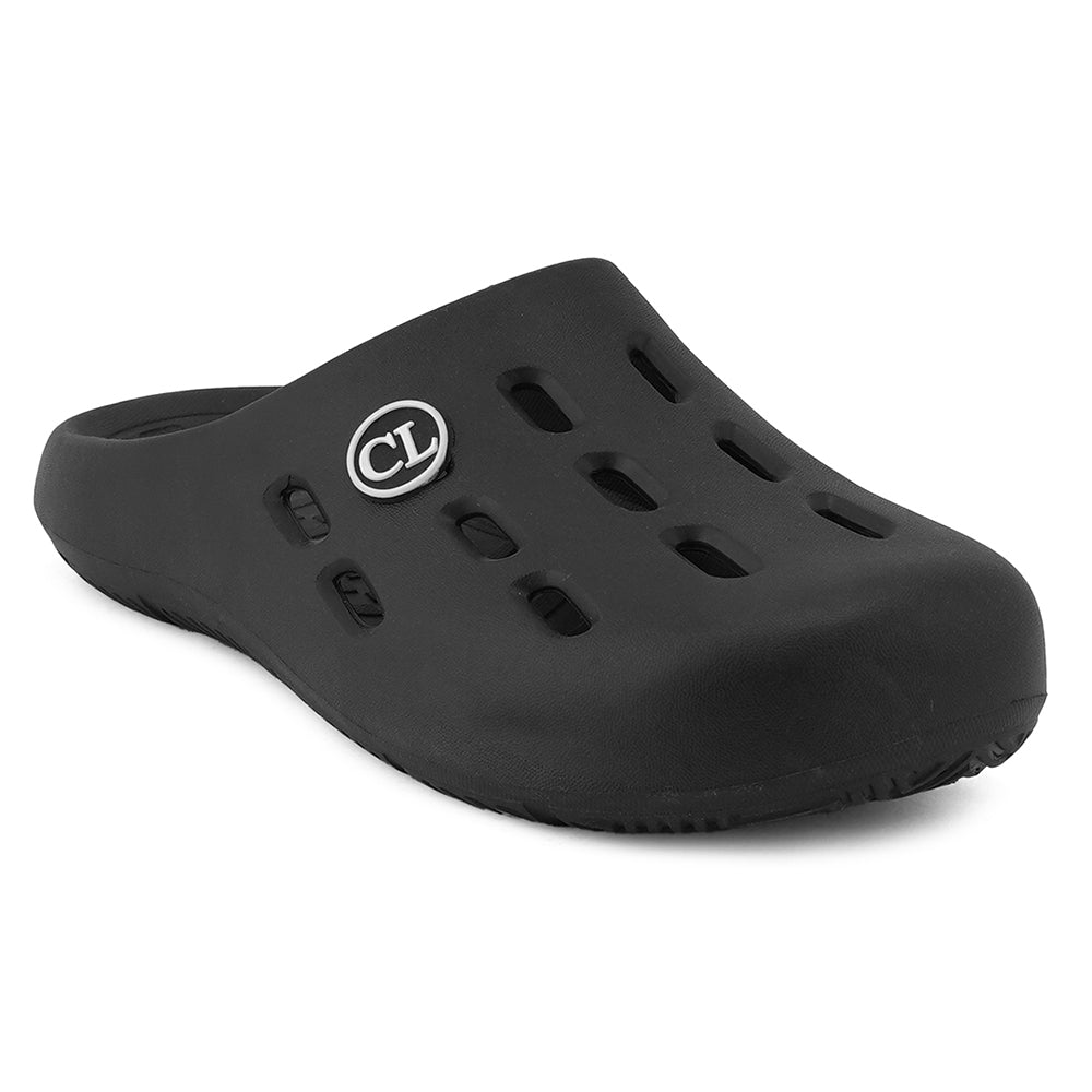 Men Perforated Slip On Mule Clogs