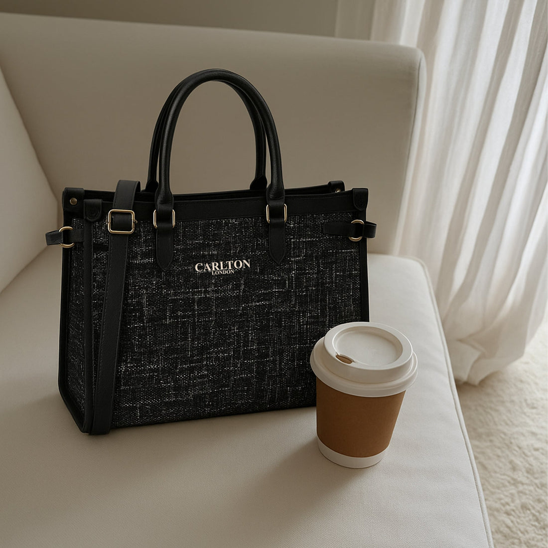 Carlton London Women Handbag - CLLP-1042 BLACK