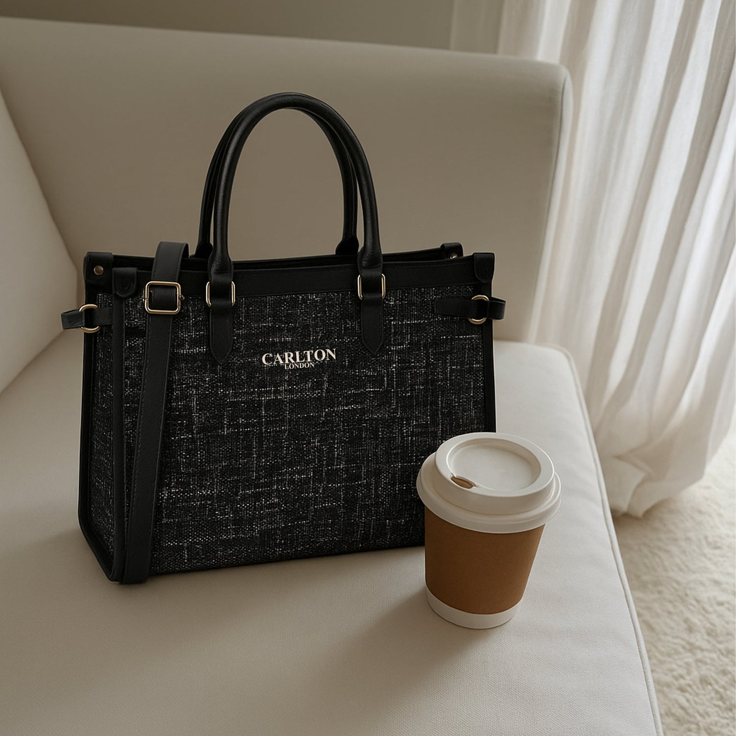 Carlton London Women Handbag - CLLP-1042 BLACK
