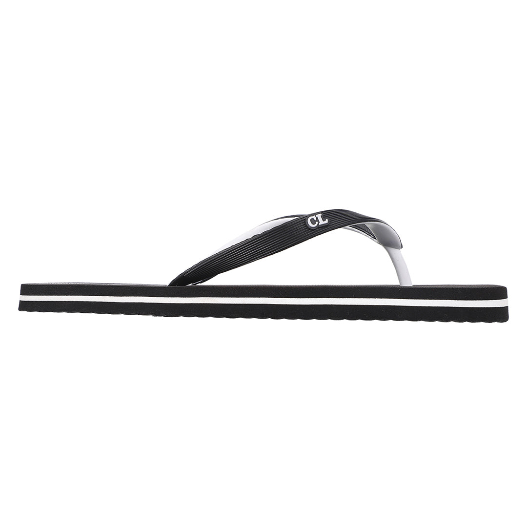Women Striped Strap Thong Sandals