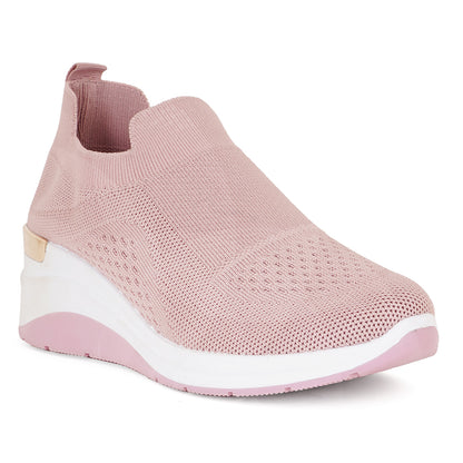 Women Comfortable Flyknit Lightweight Slip-On Sneakers