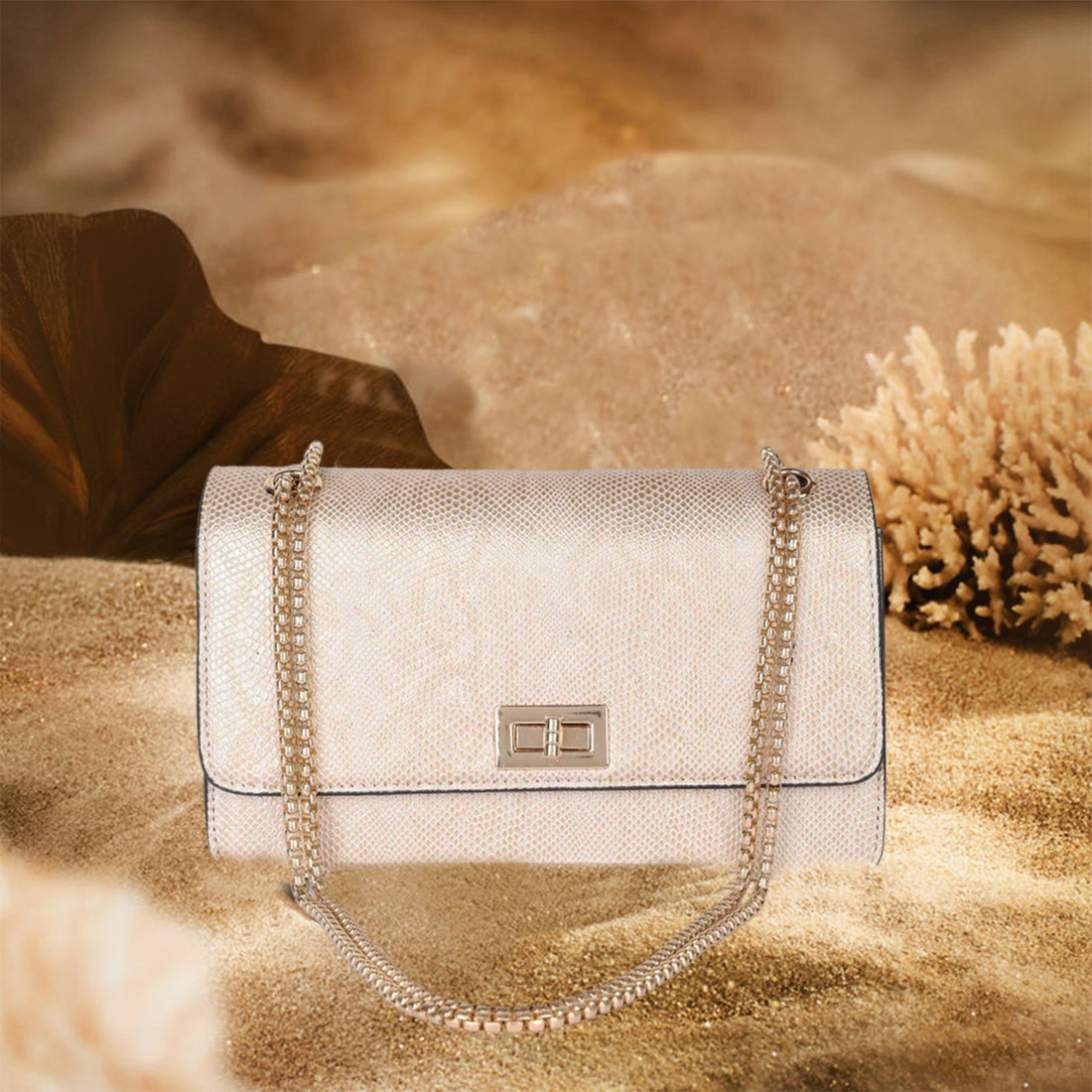 Carlton London Women Handbag - CLLP-914 GOLD