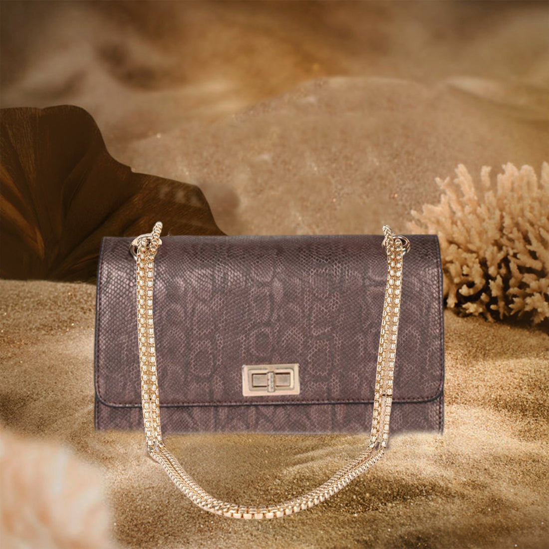 Carlton London Women Handbag - CLLP-914 DK.BROWN