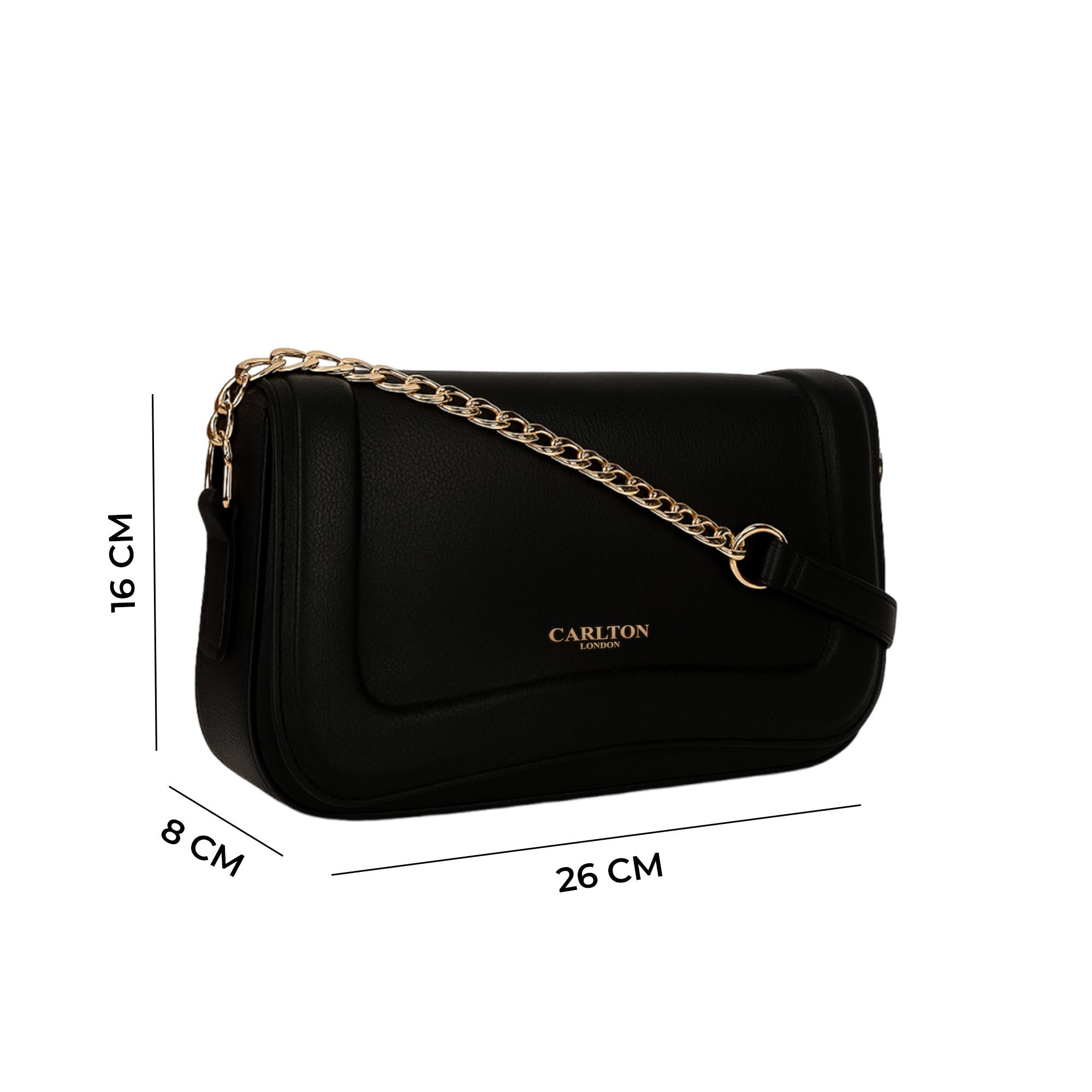 Carlton London Women Handbag - CLLP-959 BLACK