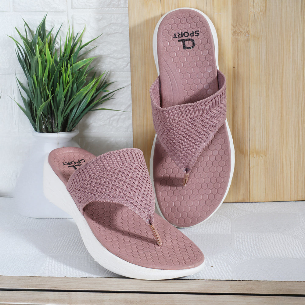Women FlyKnit Thong Comfort Sandal