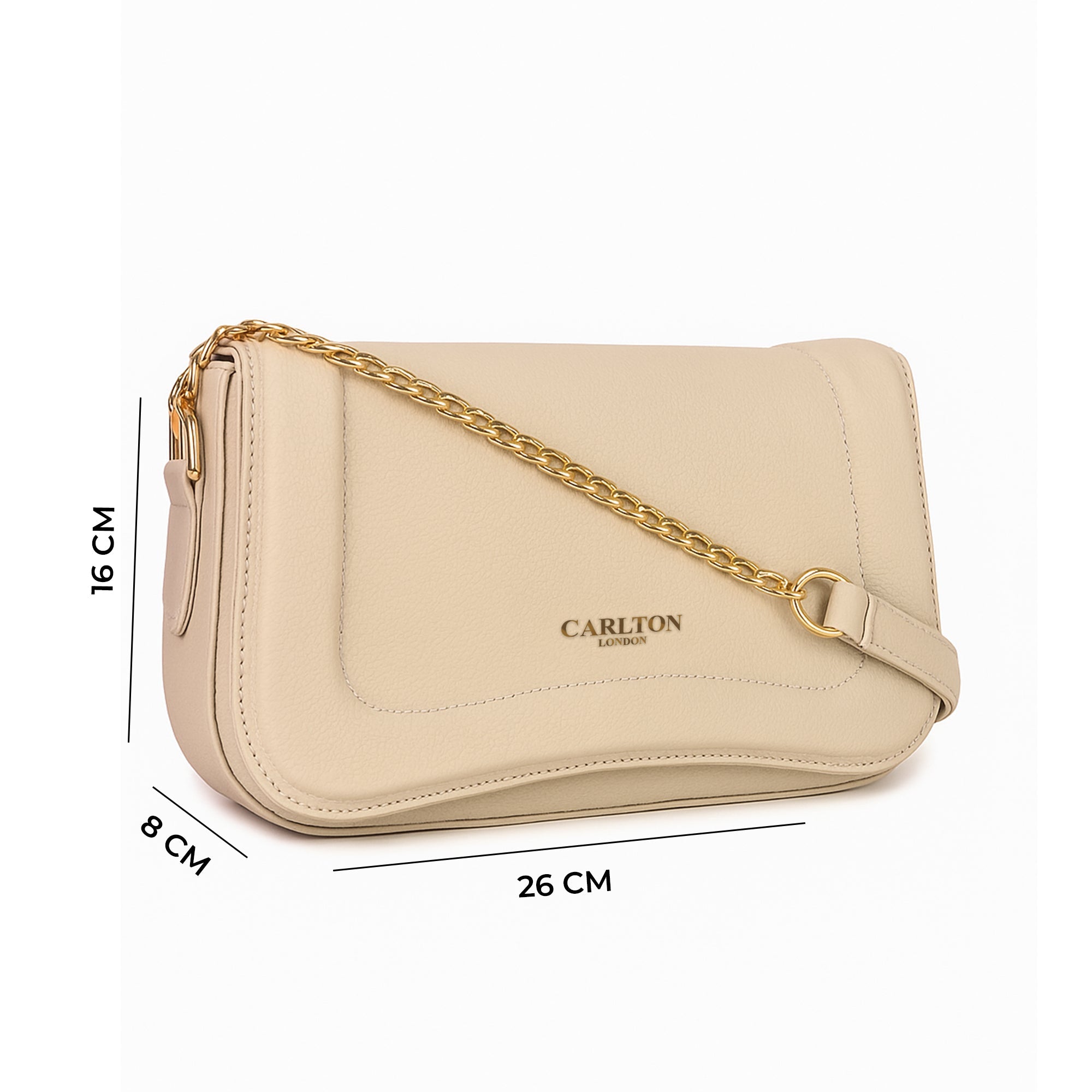 Carlton London Women Handbag - CLLP-959 CREAM_