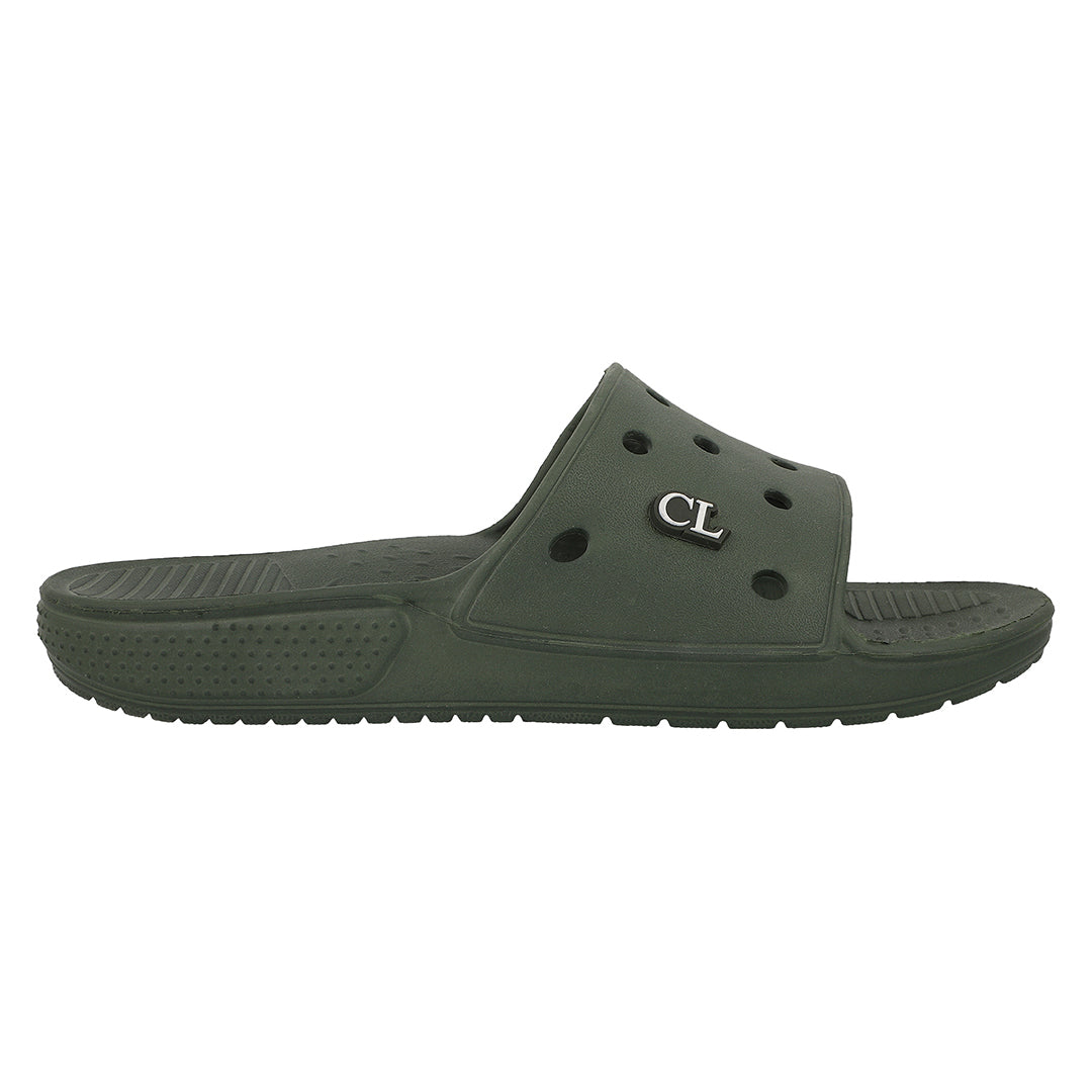 Men Perforated Comfort Solid Slider