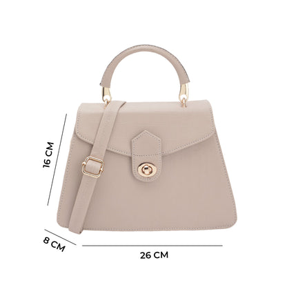Carlton London Women Handbag - CLLP-907 CREAM_